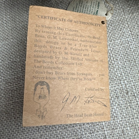 NEW Boyds Bears & Friends Joy 6.5" Fully Jointed Collectible Teddy Bear 1990-99‎ - Picture 7 of 14